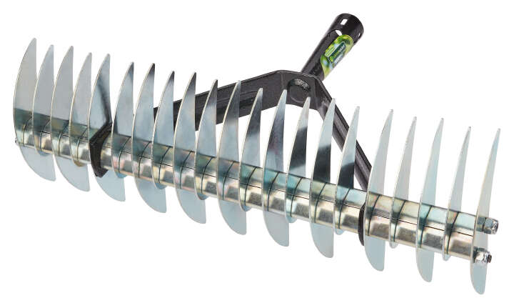 GÄRTNERGLÜCK Rasenlüfter mit 11 Lüfterzinken und 21 Blattzinken